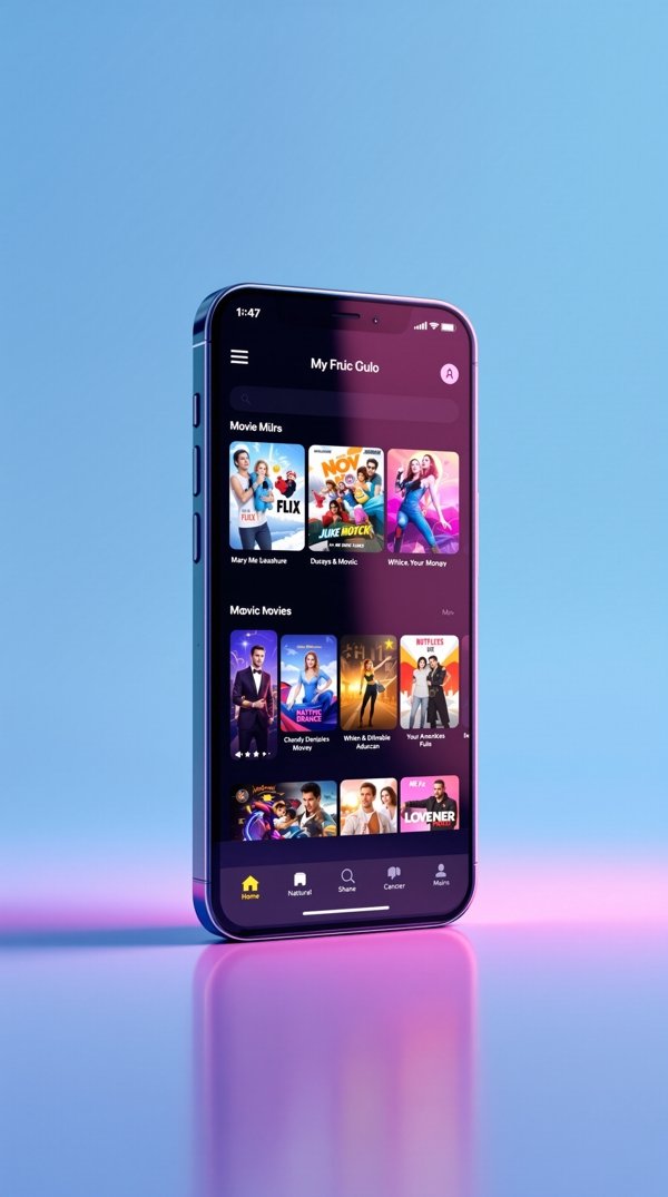 黄瓜影视 APP 手机界面展示